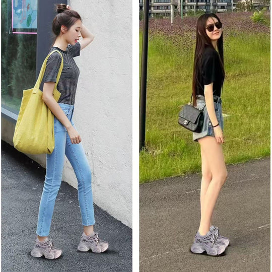 Damen Chunky Sneaker mit innovativem Profil und dämpfendem Komfort EB
