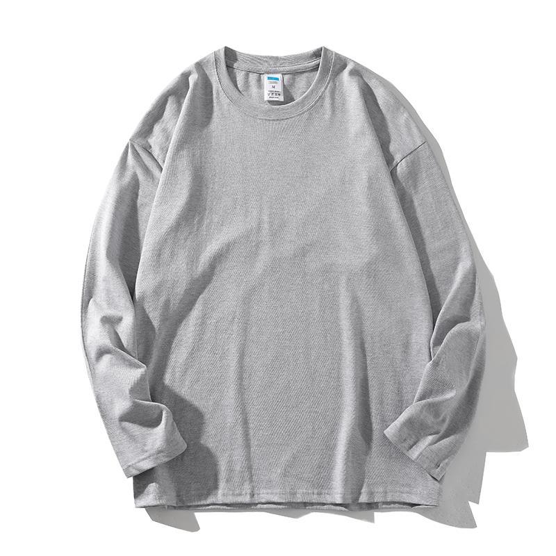 Damen vielseitiges Langarm-T-Shirt aus hochwertiger Baumwolle EB
