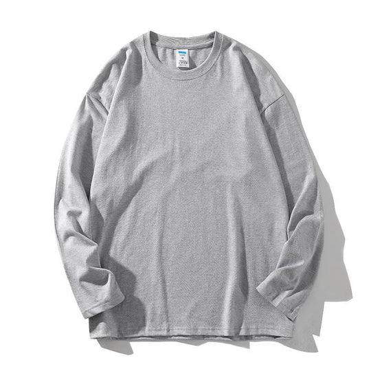 Damen vielseitiges Langarm-T-Shirt aus hochwertiger Baumwolle EB