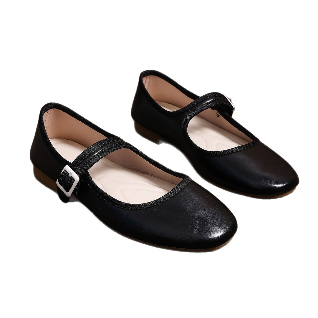 Damen Ballerinas mit verstellbarem Riemchen und elegantem Design EB