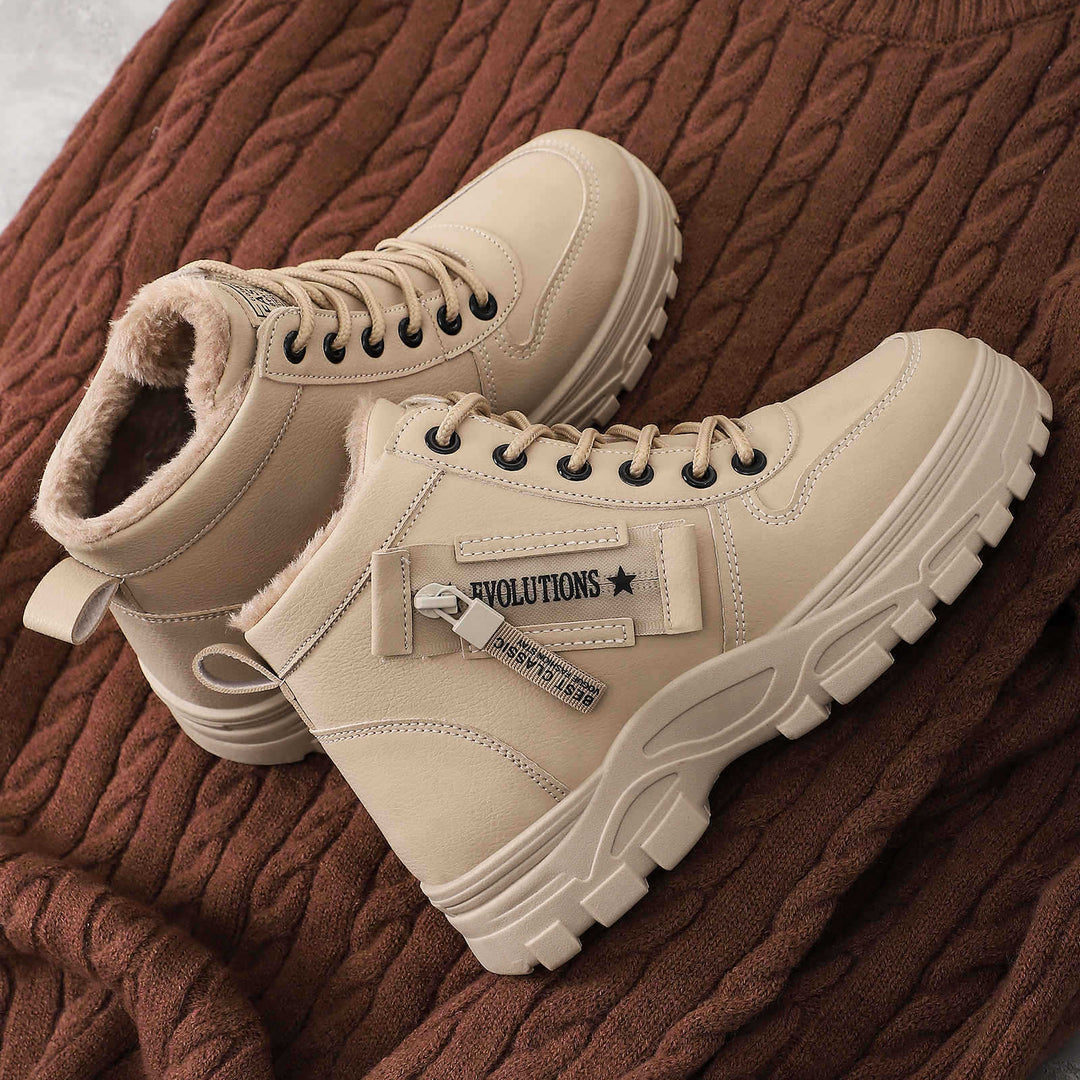 Damen Wärmende Winterstiefel mit rutschfester Sohle und gemütlichem Futter EB