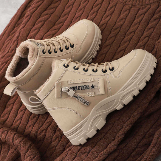 Damen Wärmende Winterstiefel mit rutschfester Sohle und gemütlichem Futter EB