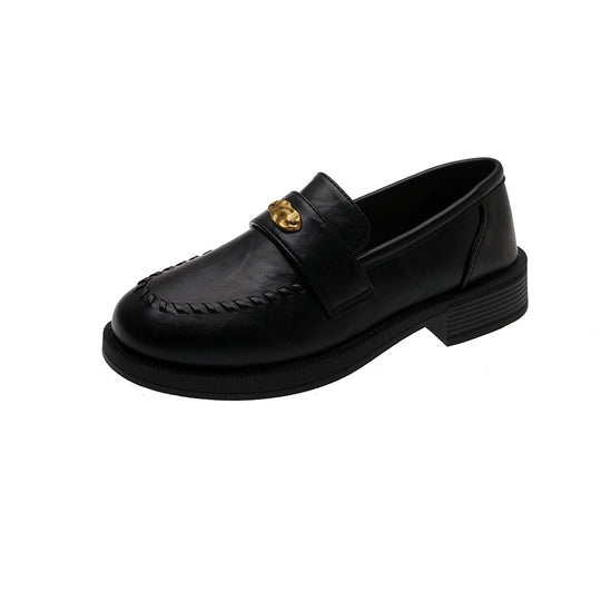 Damen Mokassins mit eleganter Schnalle und kunsthandwerklichem Design EB