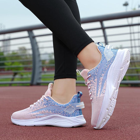 Damen Sportliche Lauf-Sneaker mit atmungsaktivem Obermaterial und dämpfender Sohle EB