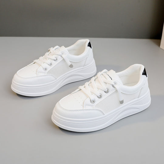 Damen modische Plateau Sneakers mit innovativer Dämpfung und atmungsaktiver Obermaterialstruktur EB