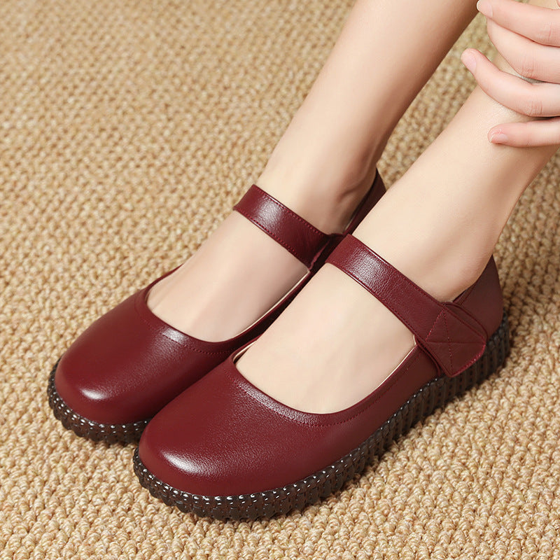 Damen Mary Jane Slipper mit verstellbarem Riemen und antirutschsohle EB