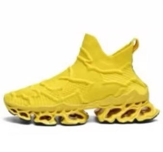 Damen Sportliche Strick-Sneaker mit rutschfester Sohle und innovativer Dämpfungstechnologie EB