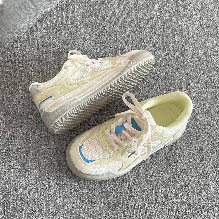 Damen Sportliche Sneakers mit atmungsaktiver Mesh-Oberfläche und komfortabler Dämpfung EB