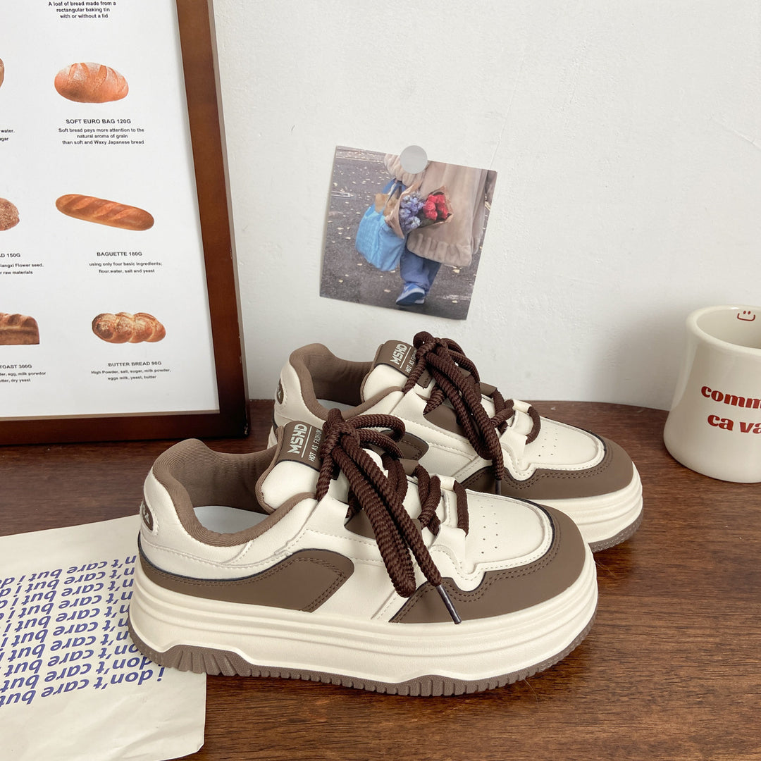 Damen Sportliche Chunky Sneakers mit herausragender Dämpfung und atmungsaktiver Oberflächenstruktur EB