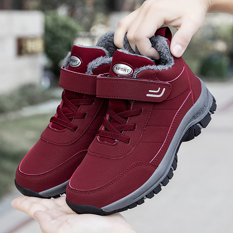 Damen Winterfest Stiefel mit wärmendem Innenfutter und rutschfester Sohle EB