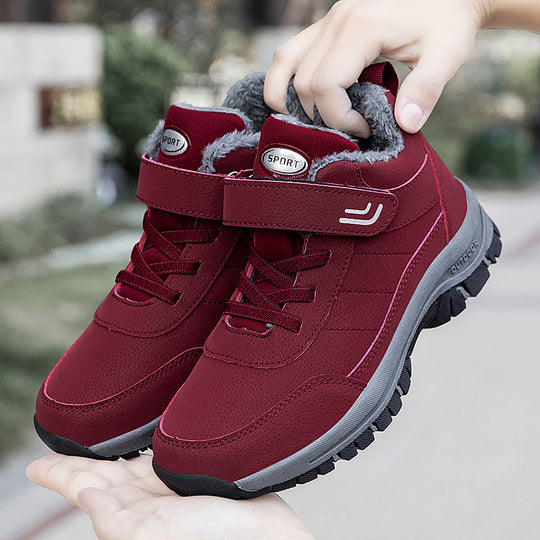 Damen Winterfest Stiefel mit wärmendem Innenfutter und rutschfester Sohle EB