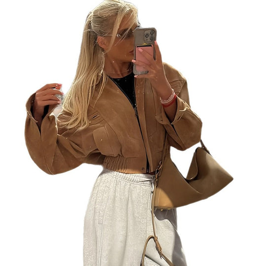 Damen Übergangsjacke im aufregendem Oversized-Design mit eleganten Details EB