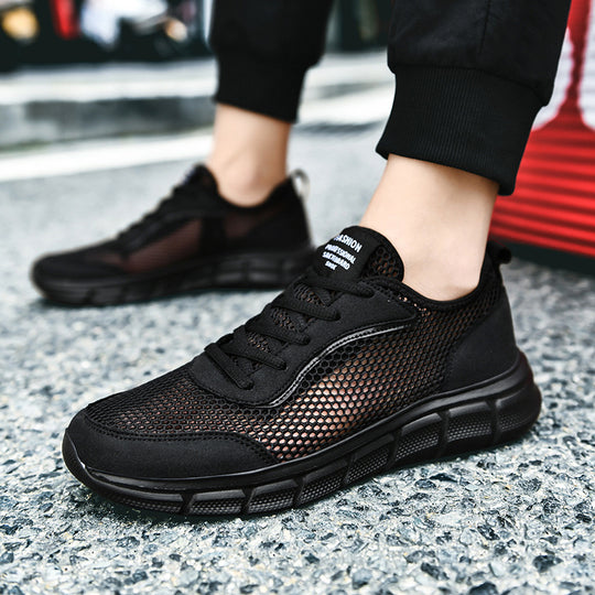 Damen Leichte Mesh-Sneaker mit dämpfender Sohle und atmungsaktiver Konstruktion EB