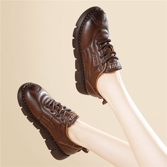 Damen modische Sneakers mit dicker Sohle und angesagtem Design EB
