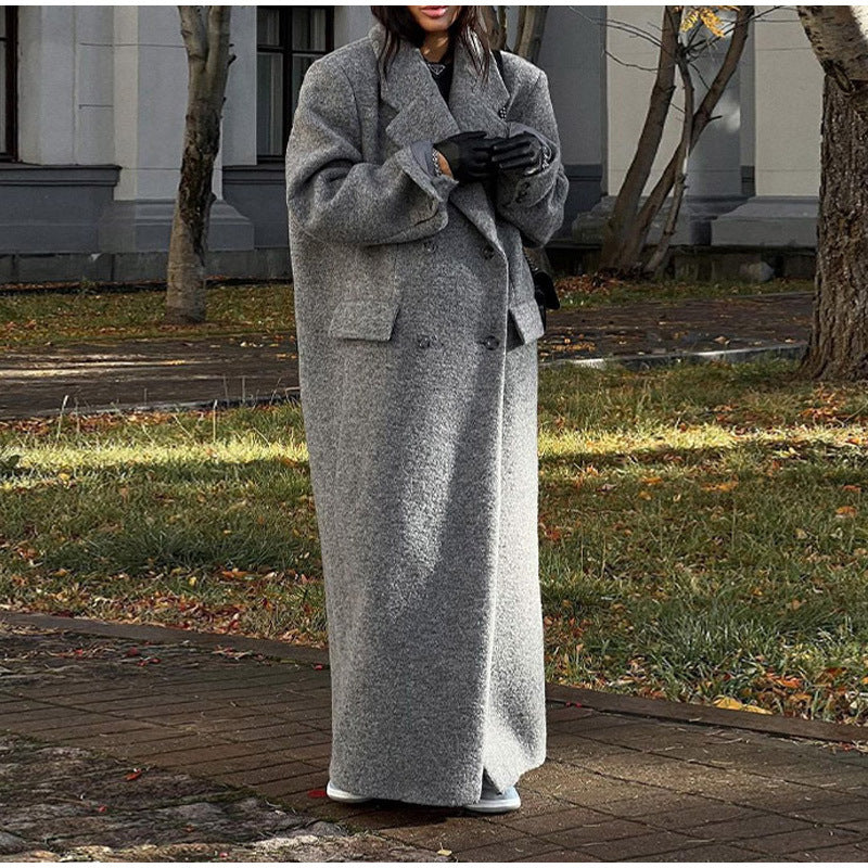 Damen oversized Wollmantel EB