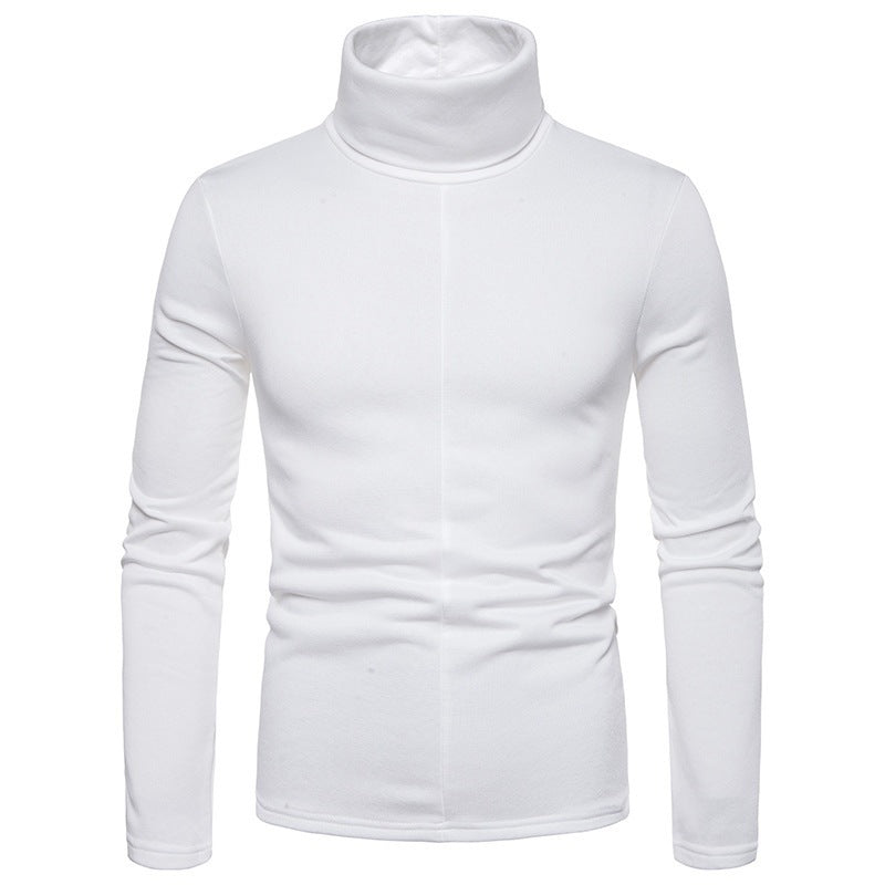 Herren Rollkragenpullover aus weichem Strickmaterial EB