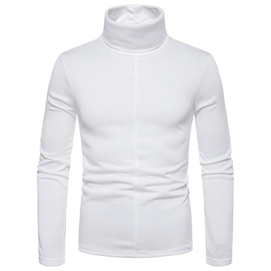 Herren Rollkragenpullover aus weichem Strickmaterial EB