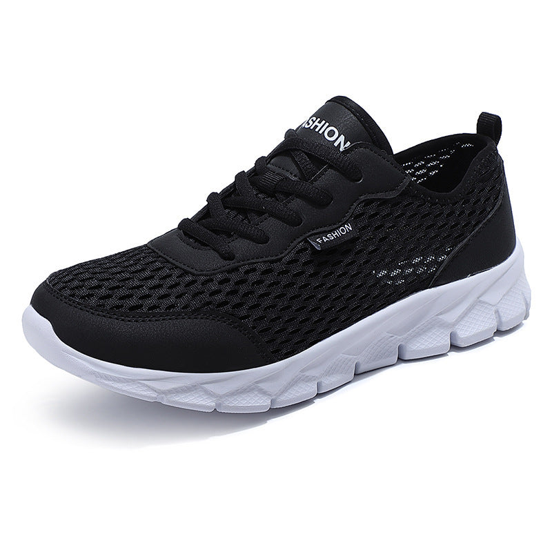 Herren nan leichter Netz-Sneaker mit elastischem Schlupfkragen und dämpfender Schaumsohle EB