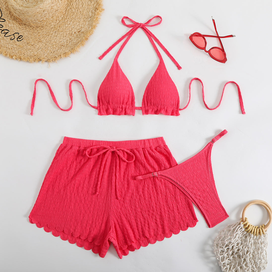 Damen Bikini-Set mit raffiniertem Hosenrock EB