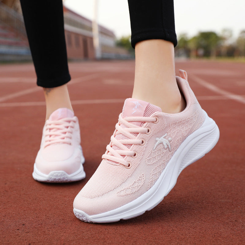 Damen Sportliche Laufschuhe mit atmungsaktivem Mesh-Obermaterial EB