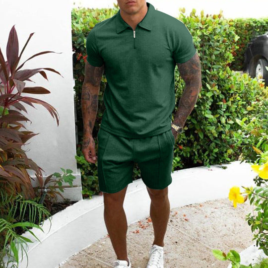 Herren Poloshirt und Shorts Set EB