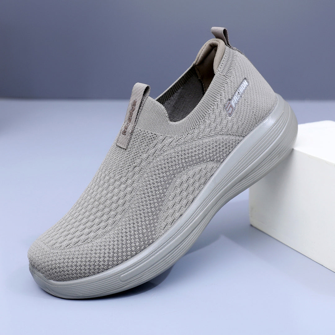 Damen Slip-On Laufschuhe mit atmungsaktiver Oberflächenstruktur EB