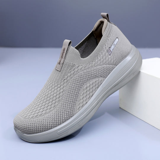 Damen Slip-On Laufschuhe mit atmungsaktiver Oberflächenstruktur EB