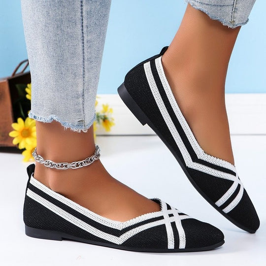 Damen Elegante und stilvolle Ballerinas EB