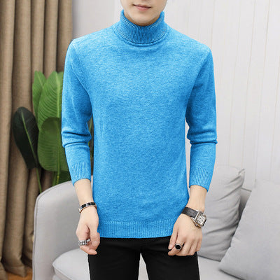Herren eleganter Rollkragenpullover aus feiner Merinowolle EB