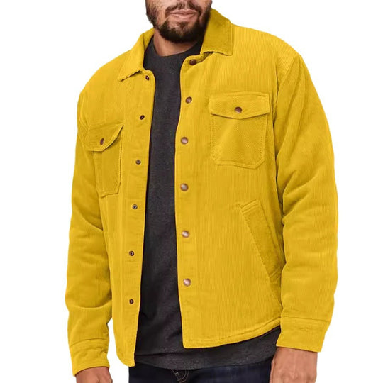 Herren Cordjacke mit praktischen Taschen und stylischem Design EB