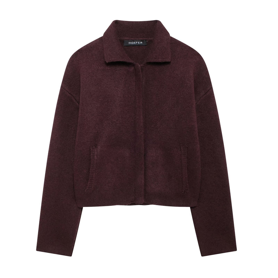 Damen elegante und bequeme Strickjacke EB