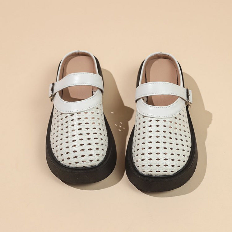 Damen Atmungsaktive Clogs mit verstellbarem Riemen EB