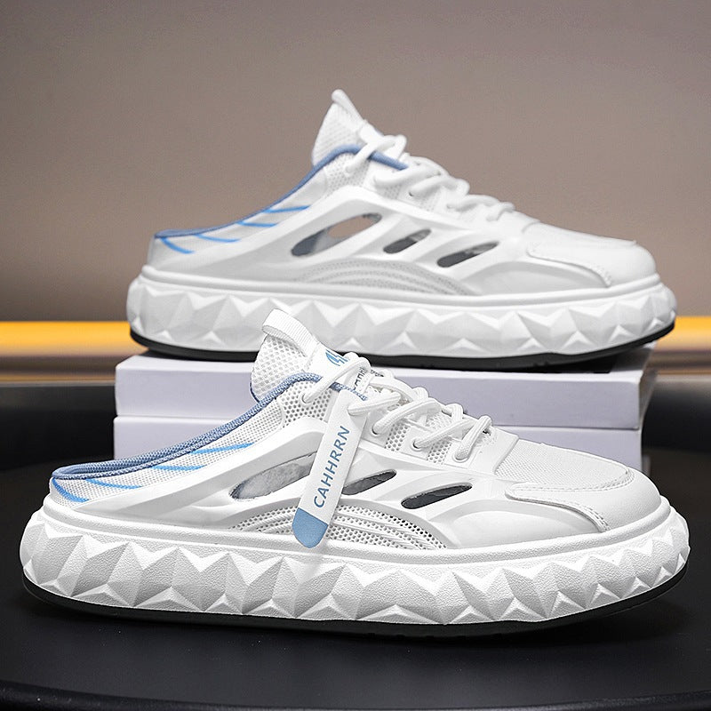 Damen Sportliche Sneakers mit atmungsaktiver Netzstruktur und rutschfester Sohle EB