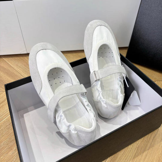 Damen elegante Mary Jane Ballerinas mit verstellbarem Riemchen EB