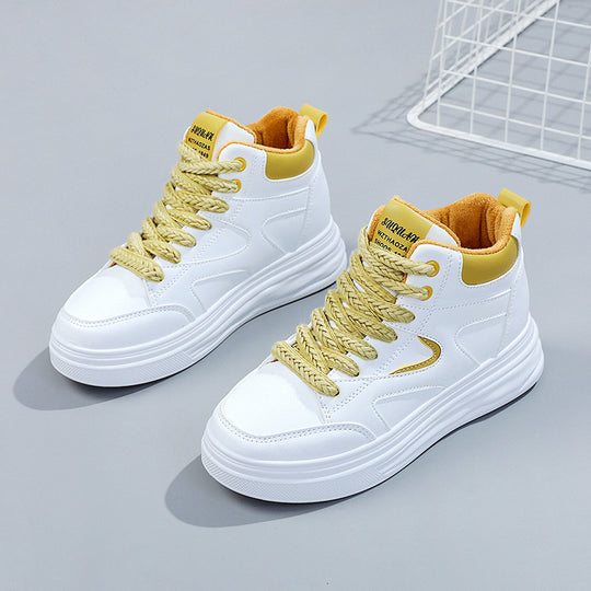 Damen Hochsportliche Sneaker mit modischer Schnürung EB