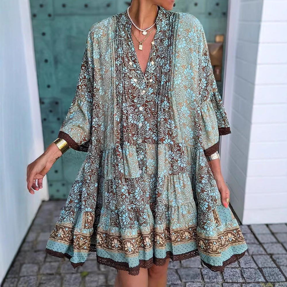 Damen Maxikleid Heidi-Mode