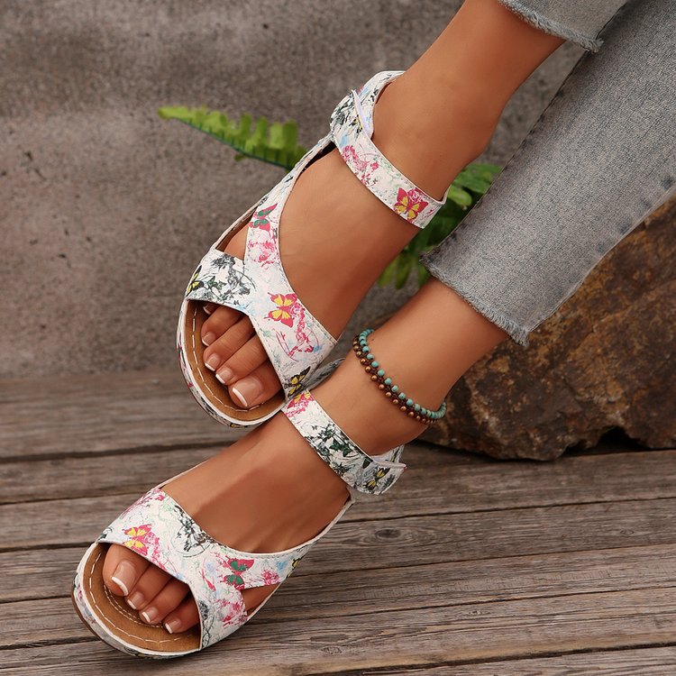 Damen Komfortable Wellness-Sandalen EB