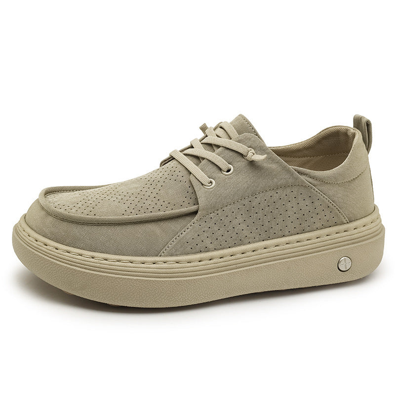 Damen Bequeme und atmungsaktive Sneaker mit perforiertem Obermaterial EB