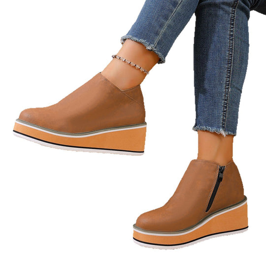 Damen Wedge-Sandaletten mit elegantem Absatz und rutschfester Sohle EB