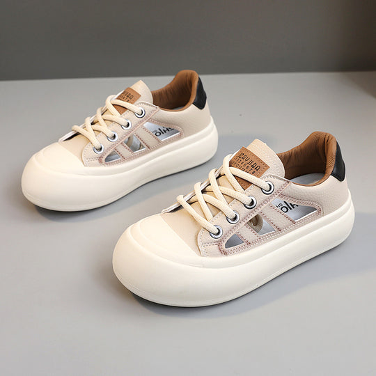 Damen modische Sneaker mit atmungsaktivem Obermaterial und weicher Dämpfung EB