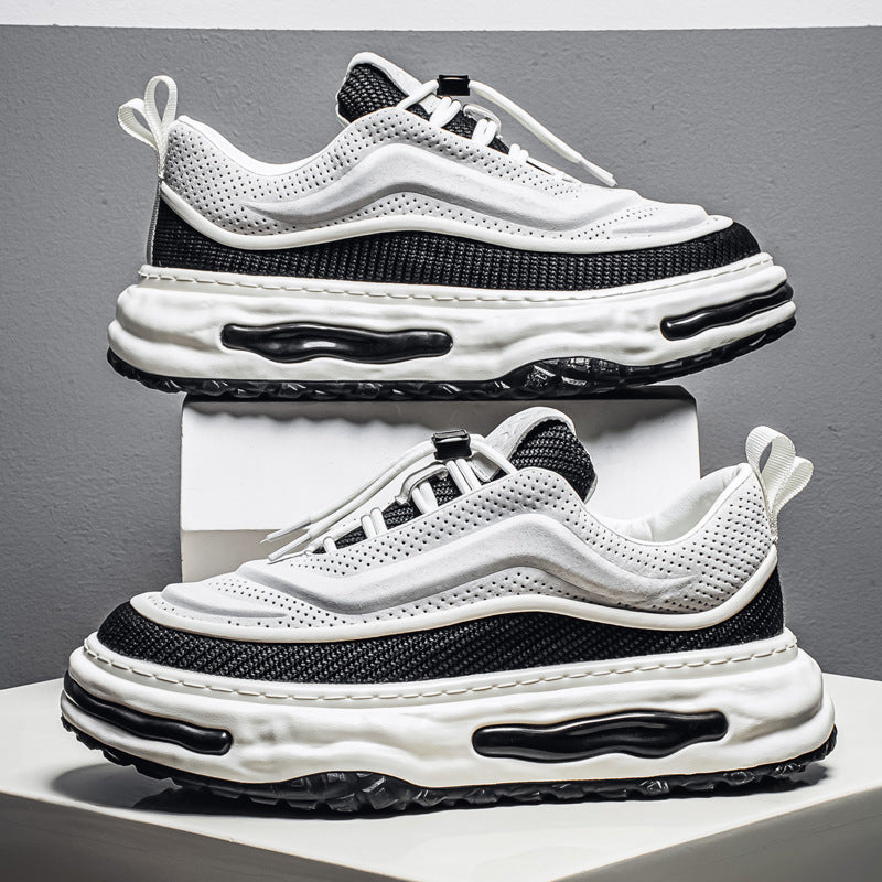 Damen Sportliche Air-Sohle Sneakers mit atmungsaktivem Obermaterial und flexiblem Design EB