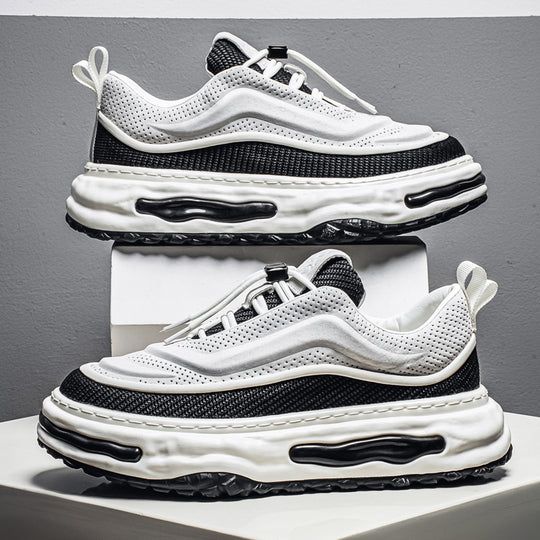 Damen Sportliche Air-Sohle Sneakers mit atmungsaktivem Obermaterial und flexiblem Design EB