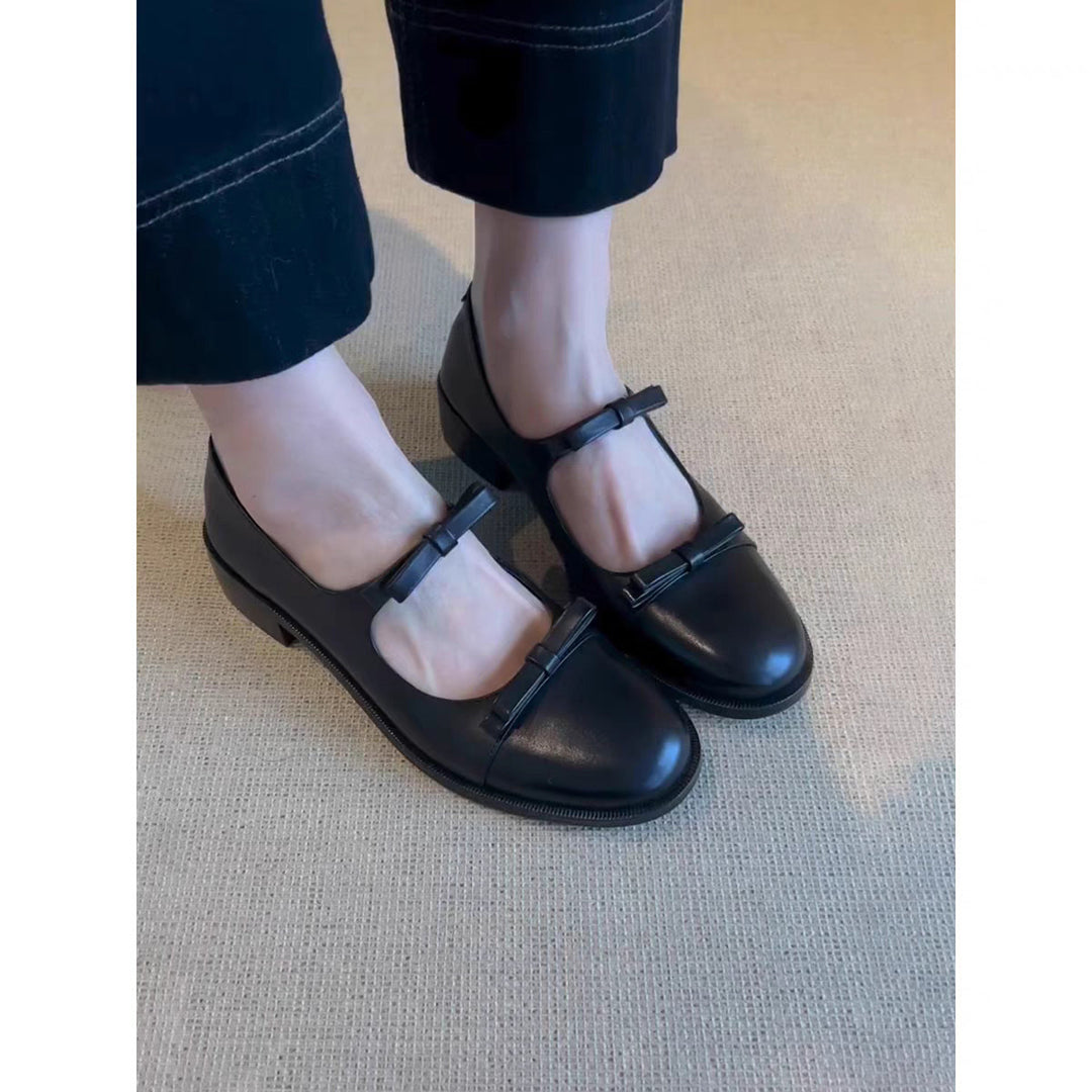 Damen elegante Mary Jane Schuhe mit komfortablem Riemenverschluss und hochwertiger Lederverarbeitung EB