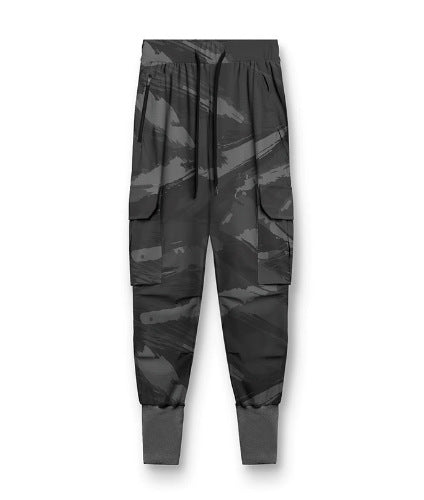 Damen Cargo-Hose mit praktischen Reißverschlusstaschen und elastischem Bund EB