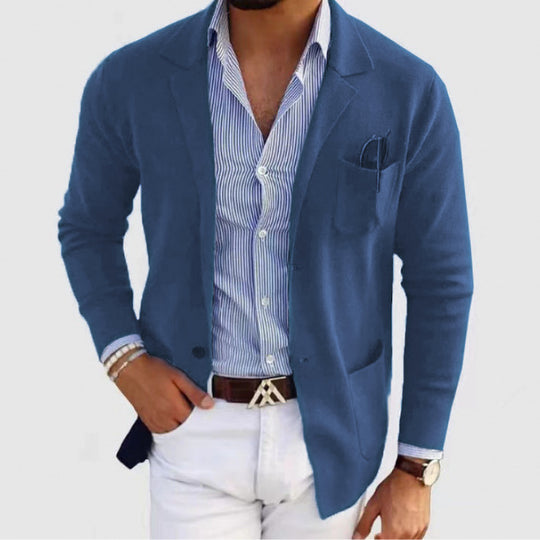 Herren lässiger Blazer mit feiner Struktur EB