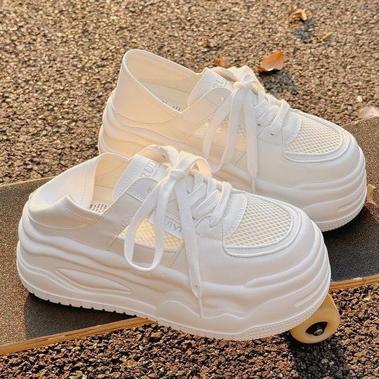Damen Chunky Sneaker mit atmungsaktiver Mesh-Oberfläche und dämpfender Sohle EB