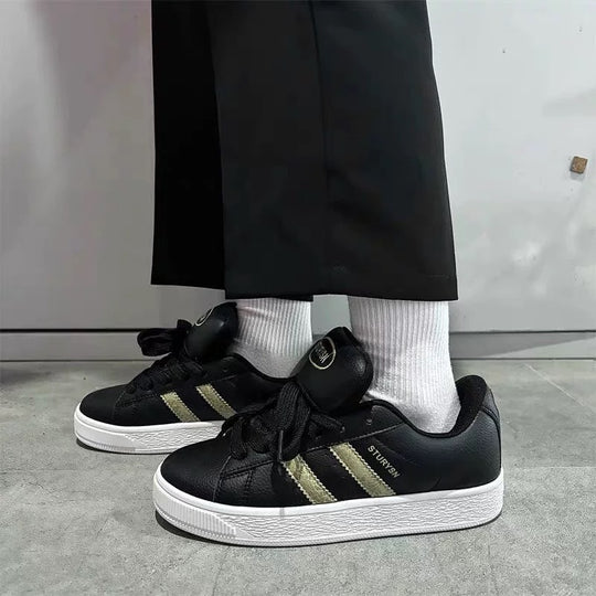 Damen Sportliche Sneaker mit klassischem Streifendesign EB