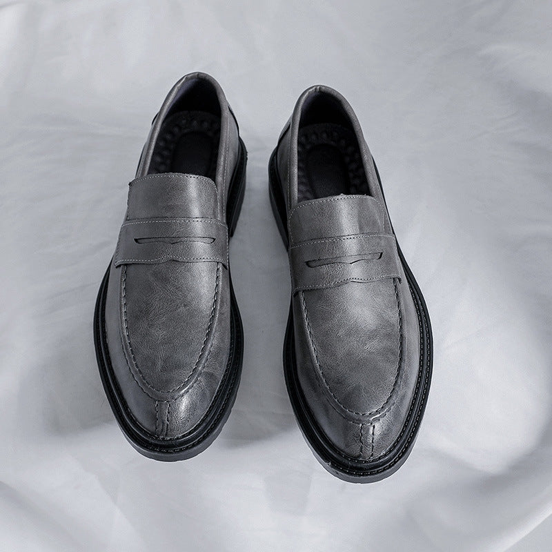 Damen Lederslipper mit rutschfester Profilsohle und eleganter Applikation EB