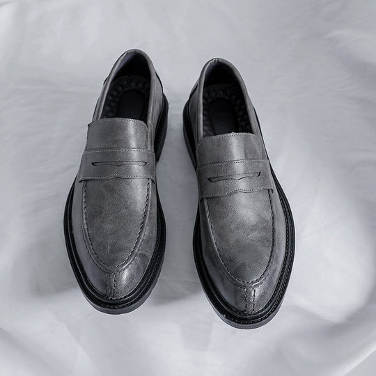 Damen Lederslipper mit rutschfester Profilsohle und eleganter Applikation EB