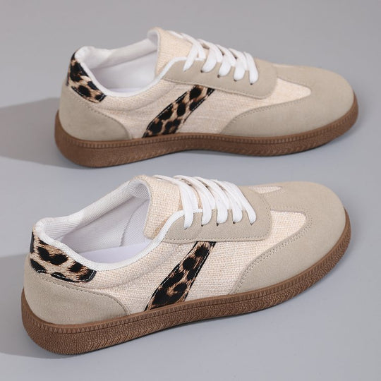Damen Sneakers im modernen Leopard-Design mit atmungsaktiver Konstruktion EB